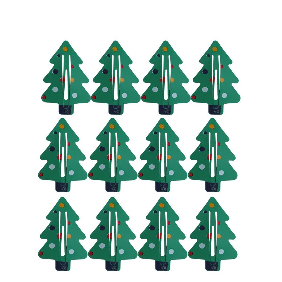 24St Groene Kinder Haarspeldjes Kerst Haardecoratie-image