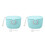 2St Portable Sealed Milk Powder Box PP Met Capaciteit 8