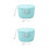 2St Portable Sealed Milk Powder Box PP Met Capaciteit 7