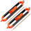 2Pcs Precise Contour Scribe Tool, Adjustable Contour Gauge Tool with Pencils and Lock, Corner Measuring Scribing Tool 1
