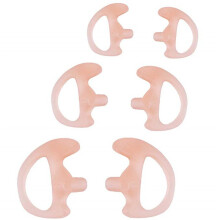 3 Pairs Silicone Ear Bud for Covert Acoustic Tube Earpiece For Two-way