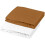 Alèse polyuréthane + Drap housse - 60x120 cm - Caramel 1