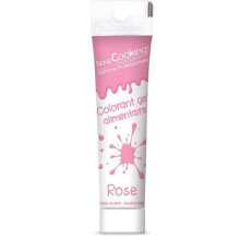 Corante alimentar em gel - Rosa - Scrapcooking