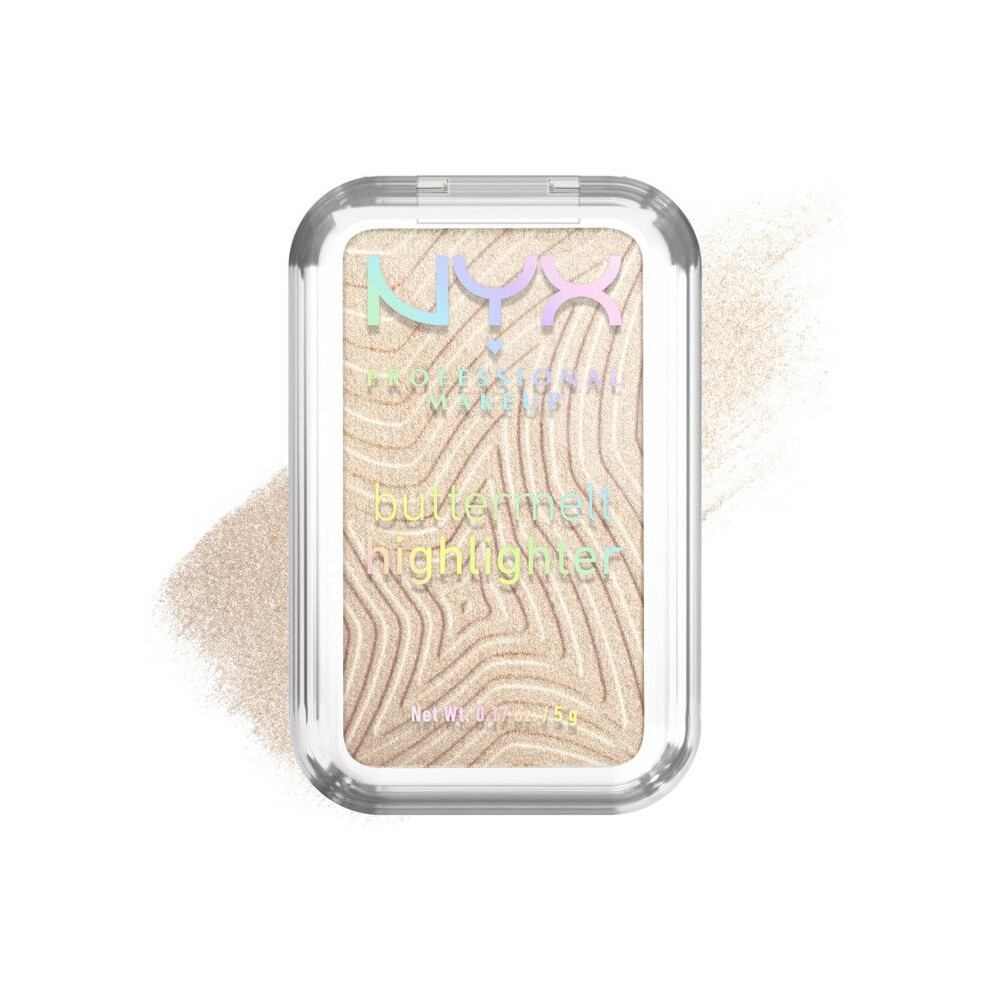 Nyx Professional Makeup Buttermelt Highlighter Bright And Butta Light