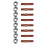 M8 1.25 Turbo Stud Bolts Kit 8mm 15