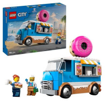 LEGO City 60452 Der Donut-Foodtruck - Konstruktionsspielzeug für Jungen ab 5 Jahren