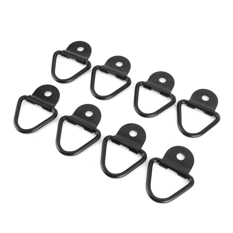 8Pcs Steel Triangular Tie Down Anchor Rings For Truck Rv Suv Trailer 6931379281742