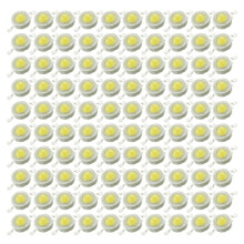 100Pcs LED Beads Natural White LED Light 1W High Power Lamp Chip 4000K LED Chip