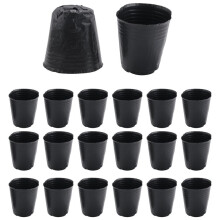 500Pcs Nursery Pot Plastic Plant Propagation Container Grow Bag Garden Supplies 8cmX8cm