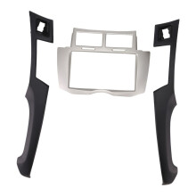 2 Din Car Radio Stereo Frame Trim Kit of Dashboard for Yaris Vitz Platz 2005-2011 Dvd Player Installation Bezel