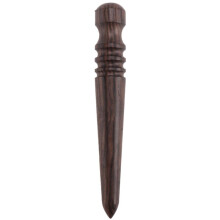Wooden Leather Burnisher Tool - Tapered Slicker Features 4 Grooves for Burnishing of Various Leather Thicknesses