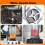 Blender Blade Removal Tool Wrench, Drive Socket, Hexagonal Wrench Blender Repair Replacement Kit for  Blender 5