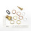Motorcycle Carburetor Rebuild Kit for  Penta Solex 44PA1 856471 856472 6