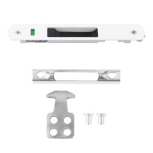 Versatile Patio Door Accessories, Easy Flush Mount Installation Sliding Door Handle Set With Keyed Hook Lock For Gates Garages Sheds Furniture