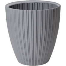 Maceta - ID de Jardín - Elegante - 40 x 42 cm - Para jardín, balcones o interiores - Gris claro