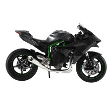 1:12 H2 R Motorcycle Diecast Alloy Model Toy Black H2R Motorbike Detachable Collection Black