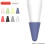 Bleistift Spitzen Abdeckung für  Pencil 2. oder 1. Generation Mute Silicone Nib Case für Bleistift Abdeckung Haut Display Schutz Mischen 10