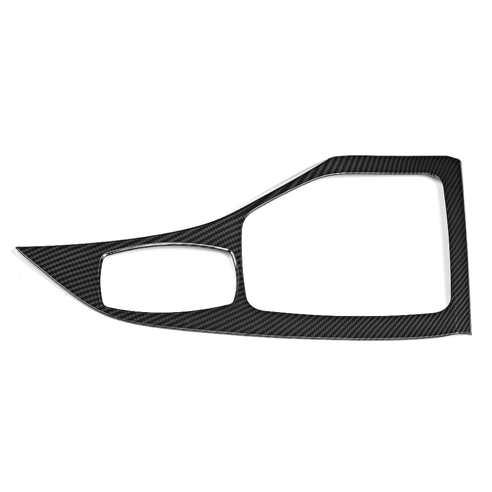 Carbon Fiber Style Gear Shift Panel Cover Abs Center Console Automotive Interior Accs Scratch Proof Self Adhesive Design Easy Install Dur Car 9190834364766