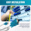 DB9 Computer Data Cable DB9 9 Pin VGA Female Cable USB to R232 Interface Data Cable 5