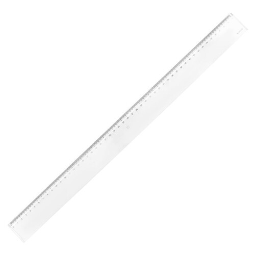 50cm Clear Plastic Measuring Long Straight Centimeter Ruler 1