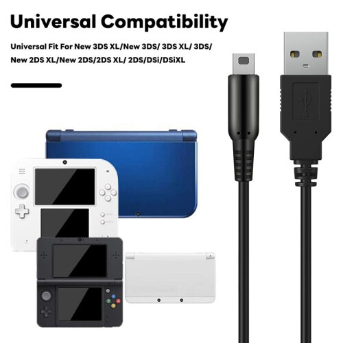 Cable USB de Cargador para Cargar la videocamara de   XL, LL, 3DS 2