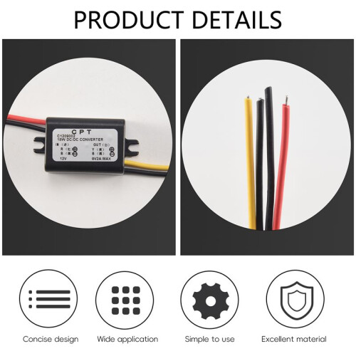 12V to 9V - Buck Converter Step Down Module Power Supply Voltage Regulator 2