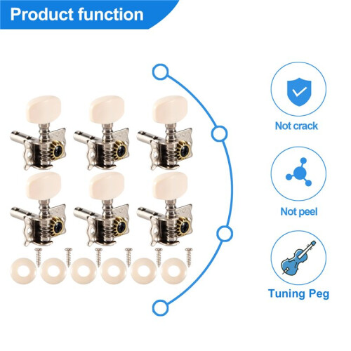 6pcs Acoustic Guitar String Tuning Peg Tuner Machine 1