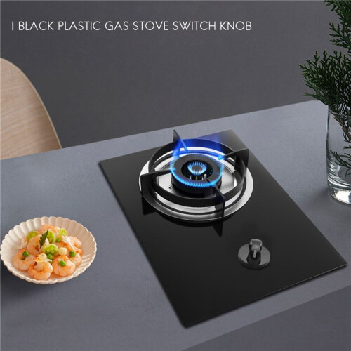 Plastic kitchen gas stove stove oven control rotary knob black 1