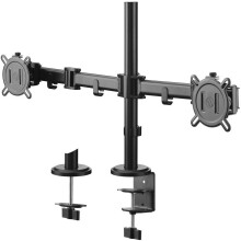 Steun voor monitor Smart - ONE FOR ALL - Vesa 100 - Dubbele armen - 13 en 32'' - Max 8kgs - Hoogte verstelbaar - Zwart