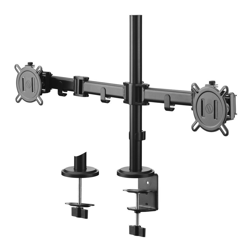 One For All Smart Dm2210 Full Motion 13-32" Dual Arm Monitor Desk Mount - Black - Image 3