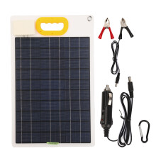 Portable Solar Panels, Rugged Outdoor Power Supply for RV Adventures & Everyday Use, Monocrystalline High-Efficiency Solar Charging, 30W