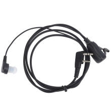 Écouteur pour talkie-walkie ABS réduction de bruit bouchon d'oreille conduit d'air UV5R