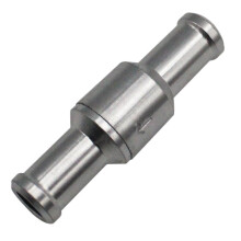 10Mm Terugslagklep Rem Servo Booster Geen Terugkeer Inline Eenrichtingsklep Niet-Retourklep VacuüMslang Aluminium Klep