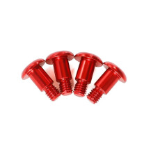 4PCS Aluminum Alloy Step Screw for 1/10 TT02/TT02B RC Car Upgrade Parts Red