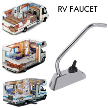 RV Marine KüChen SpüLe Wasserhahn 12V 360 Grad Drehhahn Wasserhahn für RV Wohnmobil Wohnwagen ZubehöR
