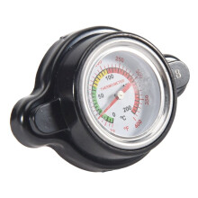 High Pressure Radiator Cap with Temperature Gauge, 1.8 Bar Radiator Cap 25.6Psi for , , ,