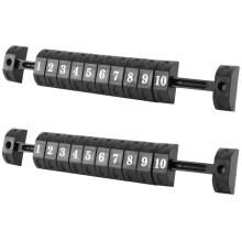 2 PeçAs Indicadores de PontuaçãO de Pebolim para MáQuina de Mesa de Futebol PadrãO AcessóRio Placar de Pebolim Preto