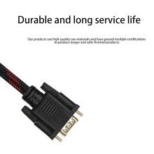 Adapter Cable,RCA Cable RCA Audio Cable VGA to AV Cable 15 Pin to 3 RCA Audio AV Cable Adapter for HDTV PC DVD,5FT/ 1.5M