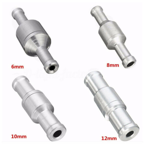 10 Mm Backventil Broms ServoföRstäRkare Ingen Retur Inline EnväGsventil Backventil Vakuumslang Aluminiumventil 2