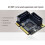 2   PCI-E PCI Express Vers  3.0 Carte D'Extension de Disque Dur avec Câble  pour Ordinateur PC 3