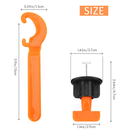 151 Pcs Flat Ceramic Level Wedges Tile Spacers Reusable Flooring Wall Tile Leveling System Leveler Locator Spacers Plier