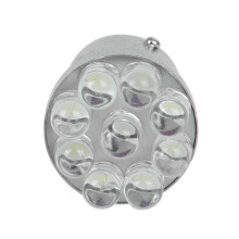 10 1156 382 1093 BA15S P21W White 9 LED Tail Stop Parking Light Bulb Lamp