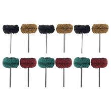 12 pcs Polishing Sanding Polish Wheel Buffer Abrasive Brush for Rotary