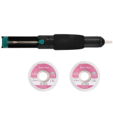 Solder Wick & Desoldering Pump Solder Sucker & Desoldering Wick 2pcs Solder Braid (2mm Width, 1.5m Length)