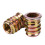 Set of 5 threaded insert M10 x 20 mm for wood 3