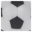 5x Plastic 32mm Soccer Indoor Table Football  Replace Black+white 6