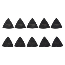 Flanger 10pcs Triangle-Guitar picks 1.0 0.75 0.5 mm Thickness in PC + ABS Material Antislip Style Picks Black