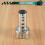 Silver Motorcycle Exhaust Can Muffler Insert Baffle DB Killer Silencer 45mm x 80mm 7