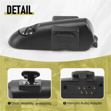 2pin Jack 3.5mm / 2.5mm Audio Adapter for GP328 GP340 PTX760 PRO5150 to GP300 GP88S Ham Radio Radio J6226A(US Plug)