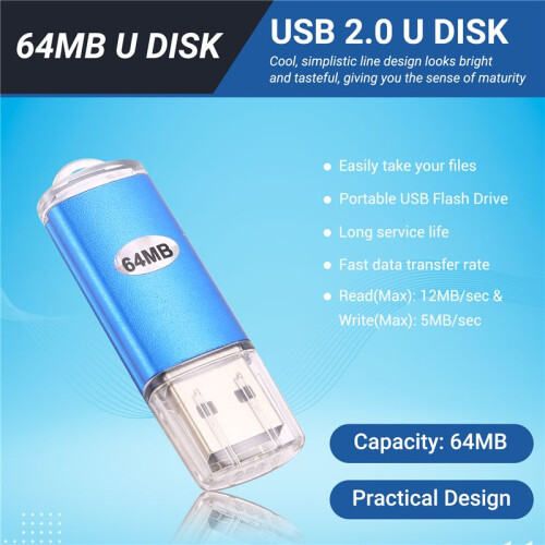 64MB USB 2.0 Flash Memory Stick Thumb Drive PC LAPTOP Storage 2